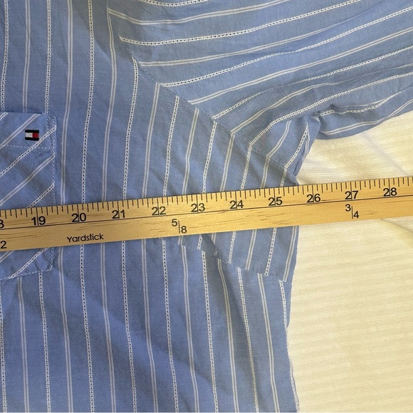 Tommy Hilfiger Two Tone Cotton Stripped Buttondown Shirt Size 1X - Picture 4 of 6